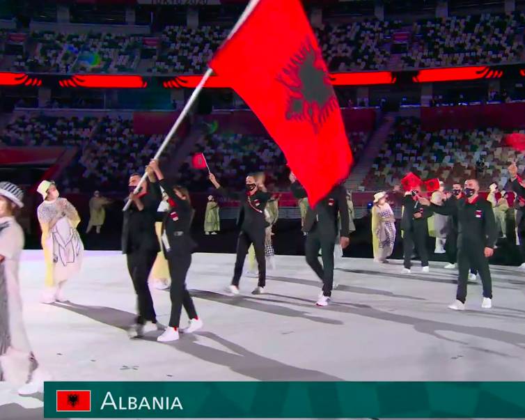 La cerimonia di apertura di Tokyo 2020