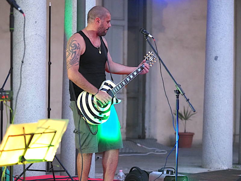 Concerto nel cortile del palazzo comunale a Busto Arsizio