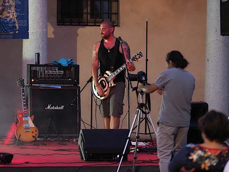 Concerto nel cortile del palazzo comunale a Busto Arsizio