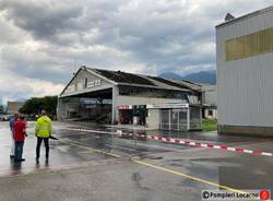 crolla tetto hangar locarno