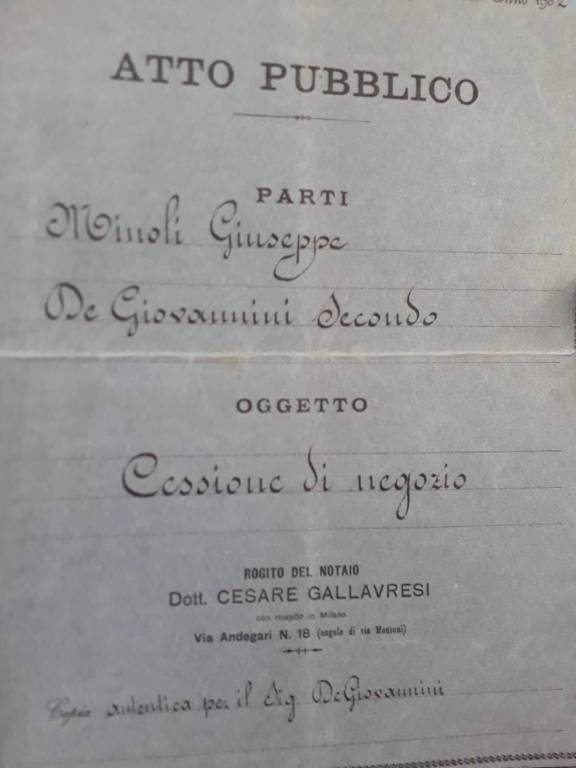 De Giovannini 120 anni Legnano