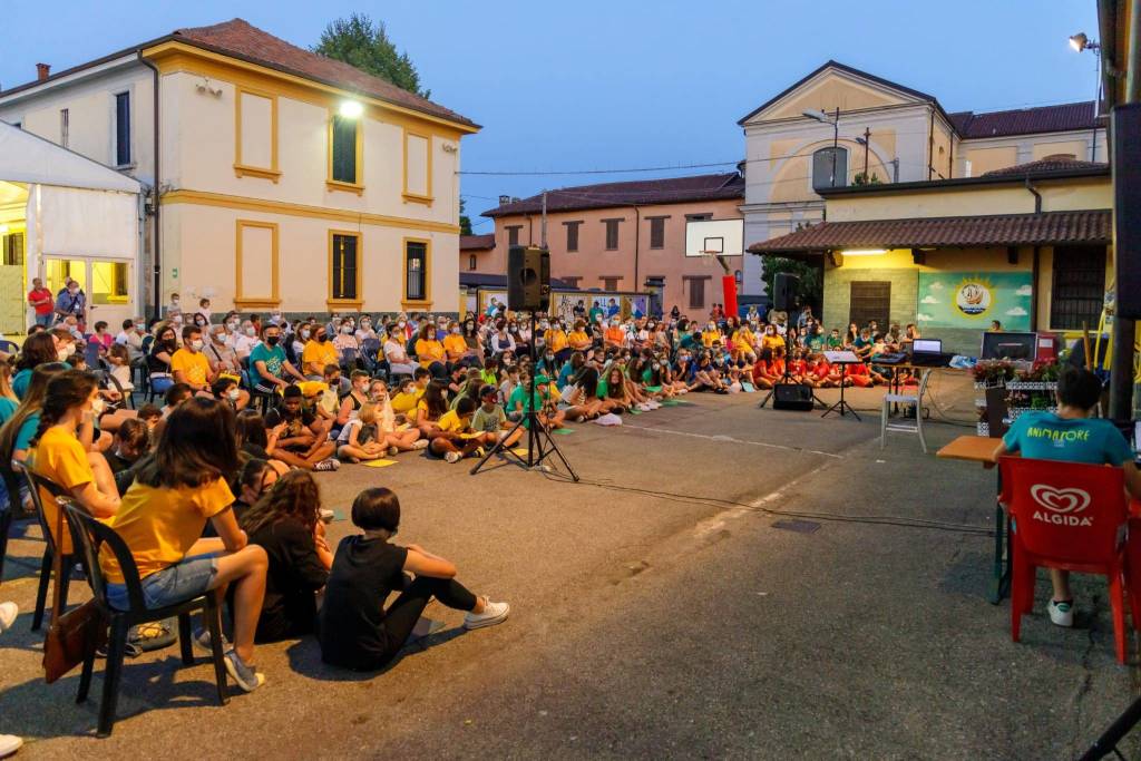 Gerenzano, grande festa serale per la fine dell'edizione 2021 dell'oratorio estivo
