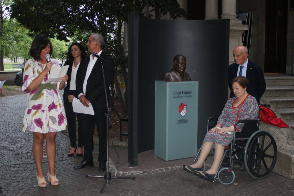 Inaugurato il busto in onore di Luigi Caironi