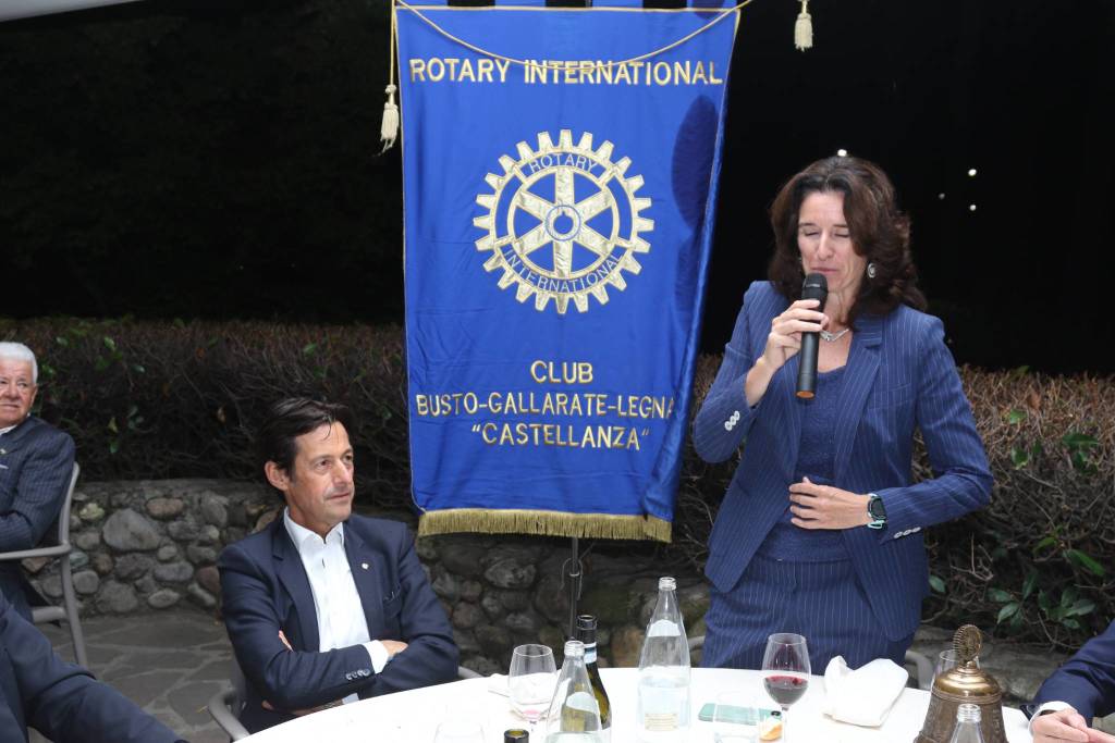 Norma Gimondi ospite del Rotary Club Castellanza