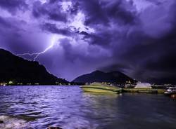 Porto Ceresio, temporale - foto di Riccardo Mantegazza