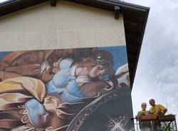 Un'opera di Ravo a Lavena Ponte Tresa