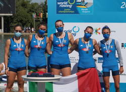 canottaggio 4 con italia juniores alice codato vittoria calabrese