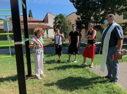 Vedano Olona - Inaugurata la palestra Chalistenics al Parco Fara Forni