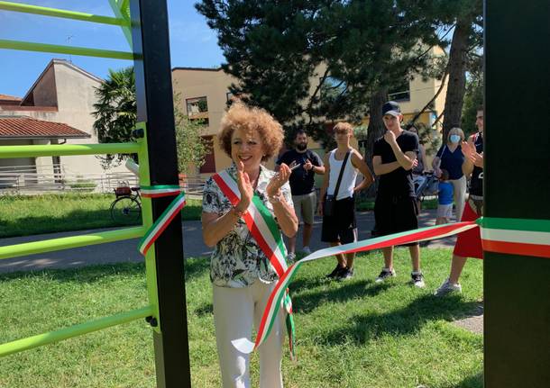 Vedano Olona: inaugurata la palestra all’aria aperta al parco Fara Forni