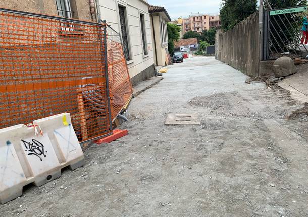 Aperto il passaggio pedonale in via Del Ponte