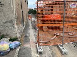 Aperto il passaggio pedonale in via Del Ponte