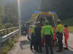 Incidente stradale in Alta Val Cannobina