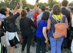 Giuseppe Conte ai giardini Estensi 