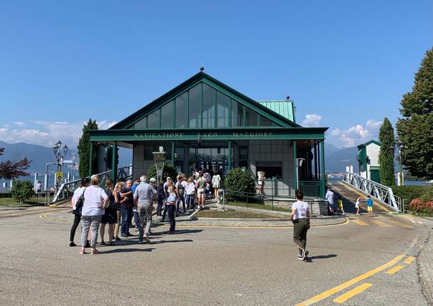 Imbarcadero Laveno green pass navigazione laghi