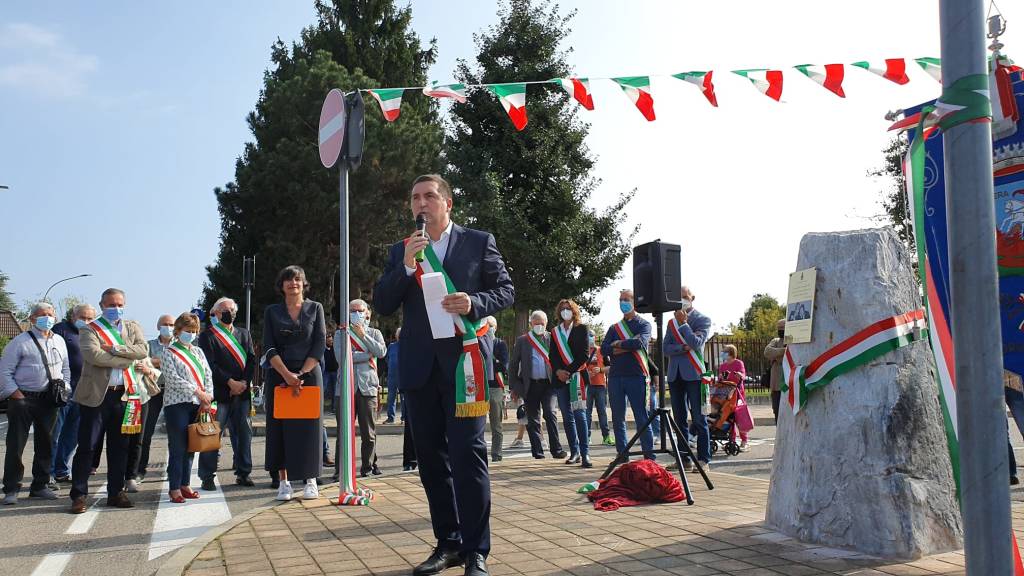 Inaugurazione targa Falcone e Borsellino San Giorgio su Legnano