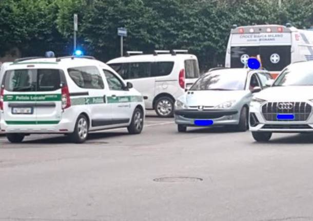 Incidente in via Venegoni Legnano 10 settembre