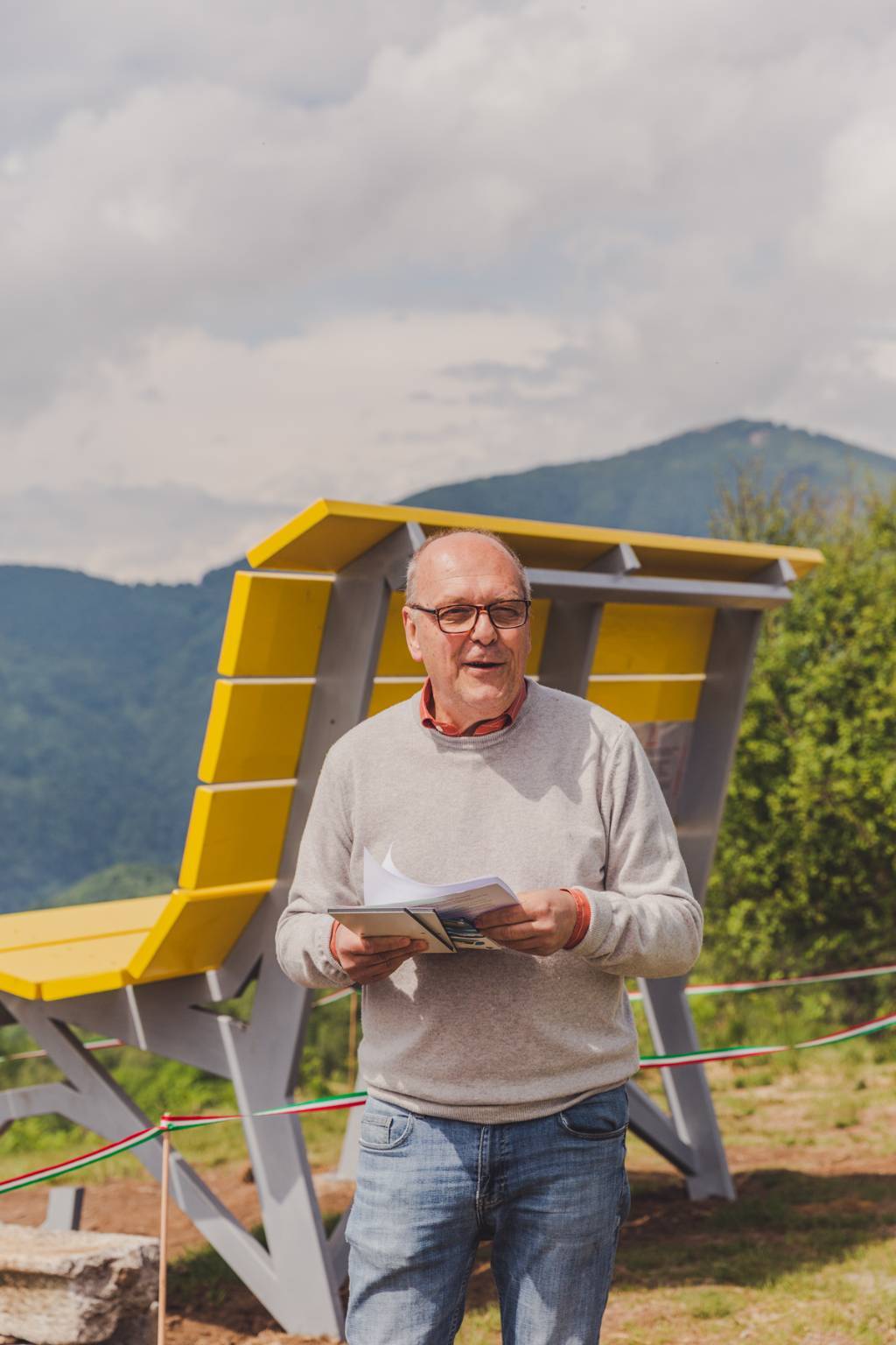 La prima big bench del Lago Maggiore 