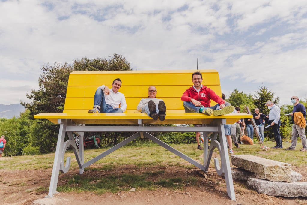 La prima big bench del Lago Maggiore 