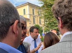 Salvini a Varese in piazza XX Settembre 