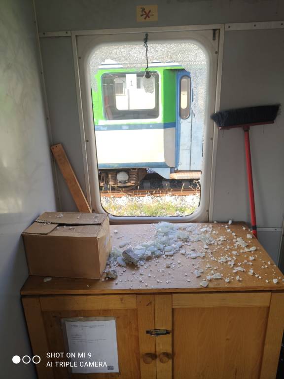 Vandalizzati i treni della Verbano Express