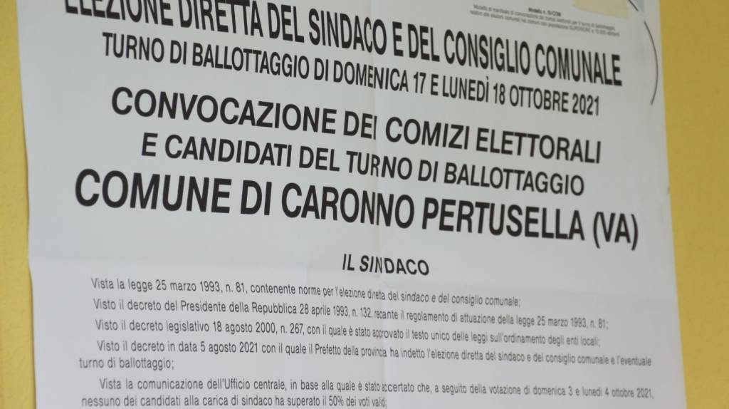 elezioni Caronno Pertusella Ballottaggio