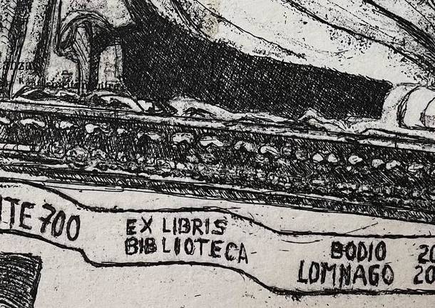 ex libris dante Bodio Lomnago 