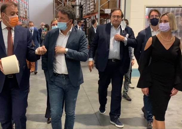 Matteo Renzi visita la Parotex di Busto Arsizio