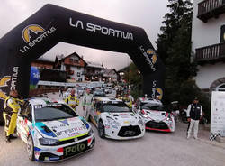 Bizzozero e Tosetto al via del rally Liburna Terra