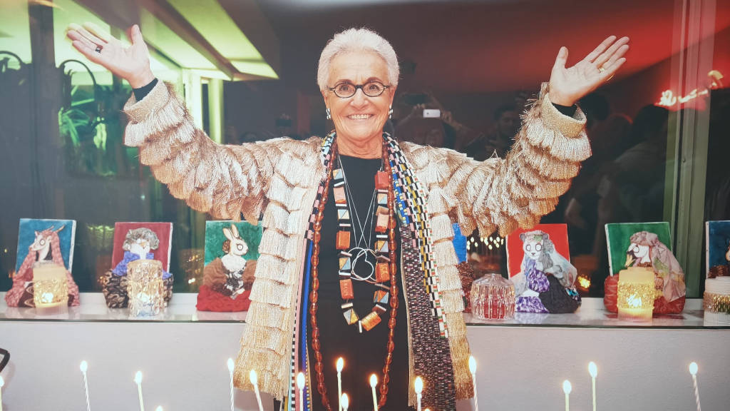 Rosita Missoni festeggia al Maga 