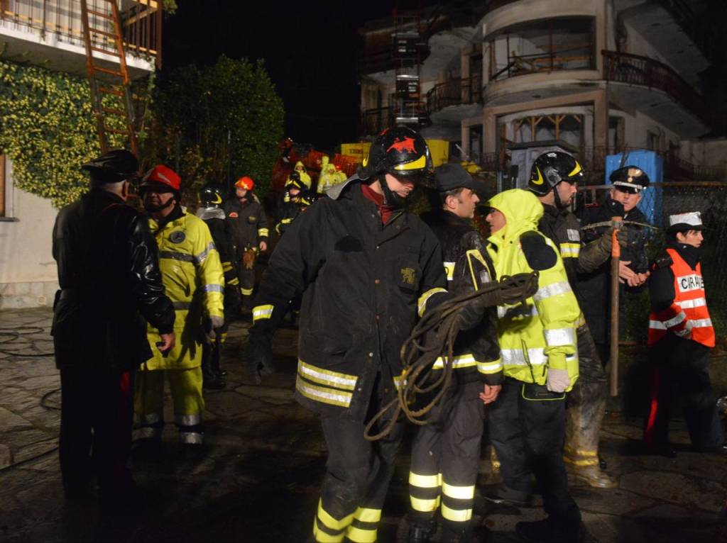 Tragedia di Laveno Mobello 2014, anniversario (foto Protezione Civile)