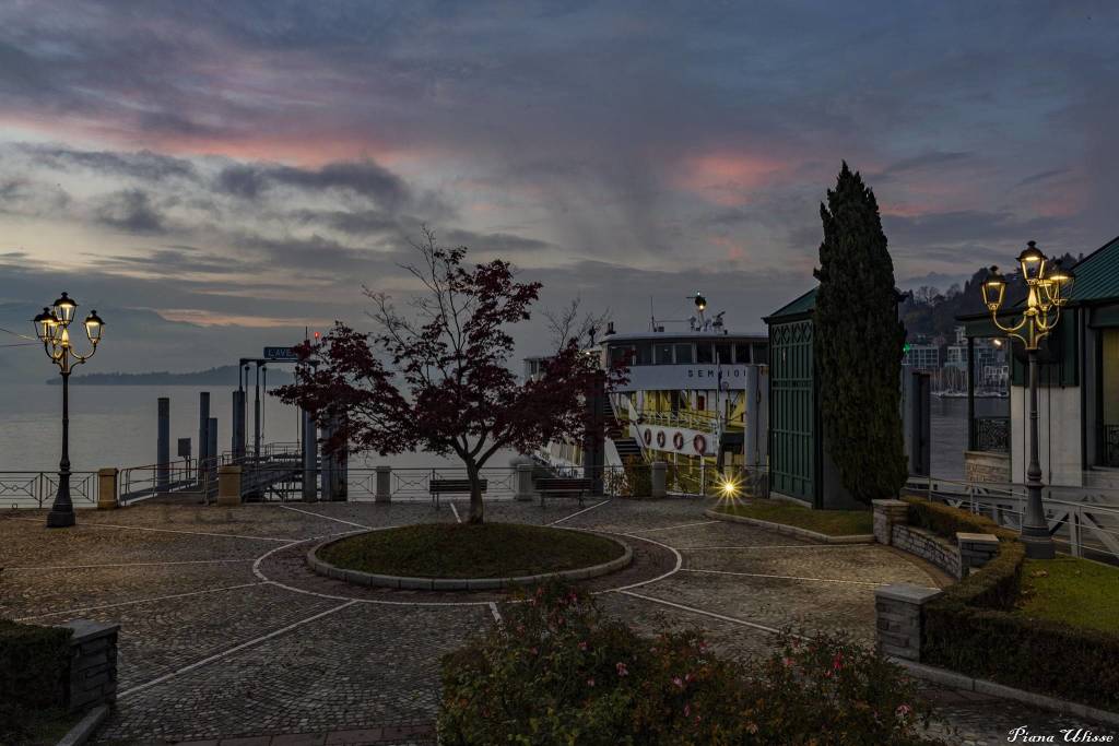 Tramonto sul Lago Maggiore da Laveno