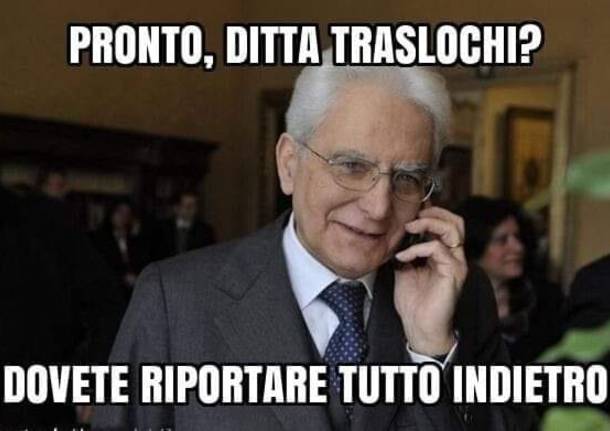 I migliori “meme” per il ritorno di Mattarella al Quirinale