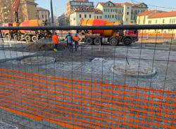 Il lavori in piazzale Trieste