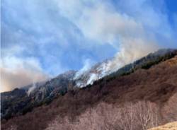 Incendio a Indemini