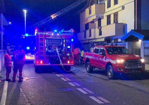 Incendio in un’abitazione di Cardano al Campo