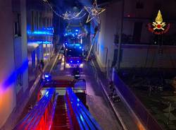 Incendio nella notte a Vanegono