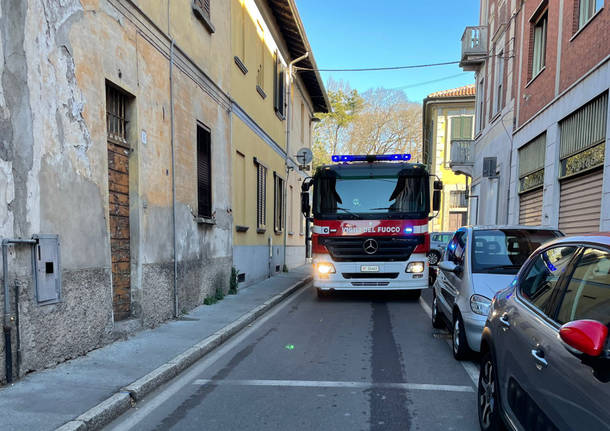 caduta in casa san vittore olona