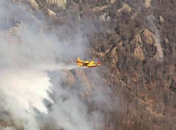 canadair incendio gambarogno 2022