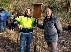 Caravate: inaugurato il sentiero del bosco didattico \"Pancott\"