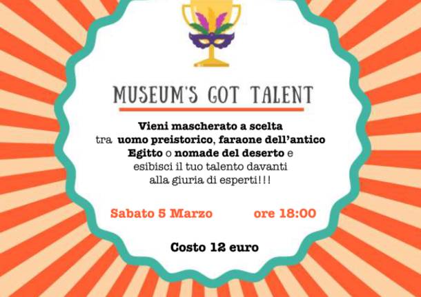 Carnevale al Museo Castiglioni. Museum\'s got talent !!!