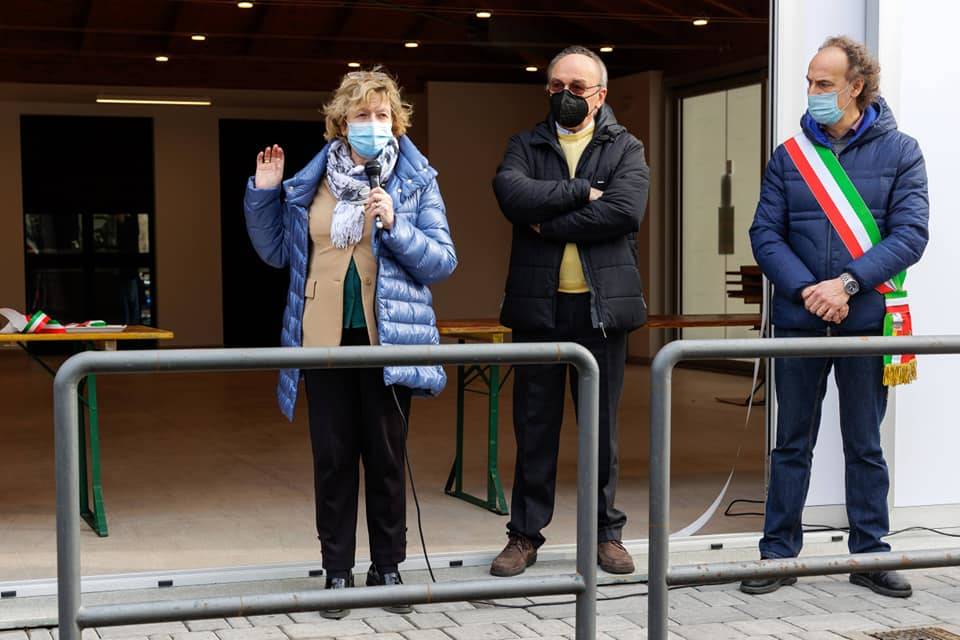 Consegnate le chiavi della nuova struttura coperta del Parco degli Aironi a Gerenzano