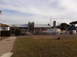 Continuano i lavori al palaghiaccio di Varese