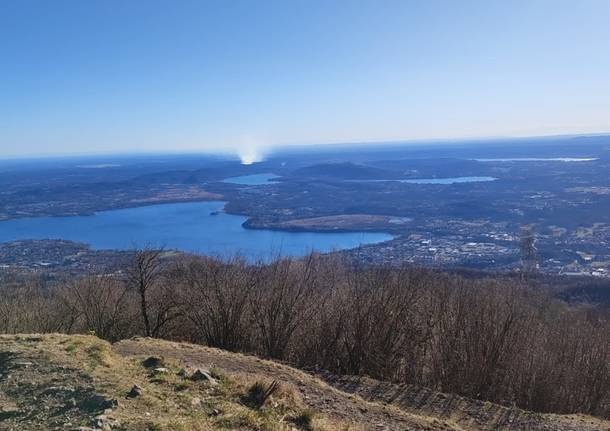 L’incendio nei boschi tra Sesto Calende e Vergiate