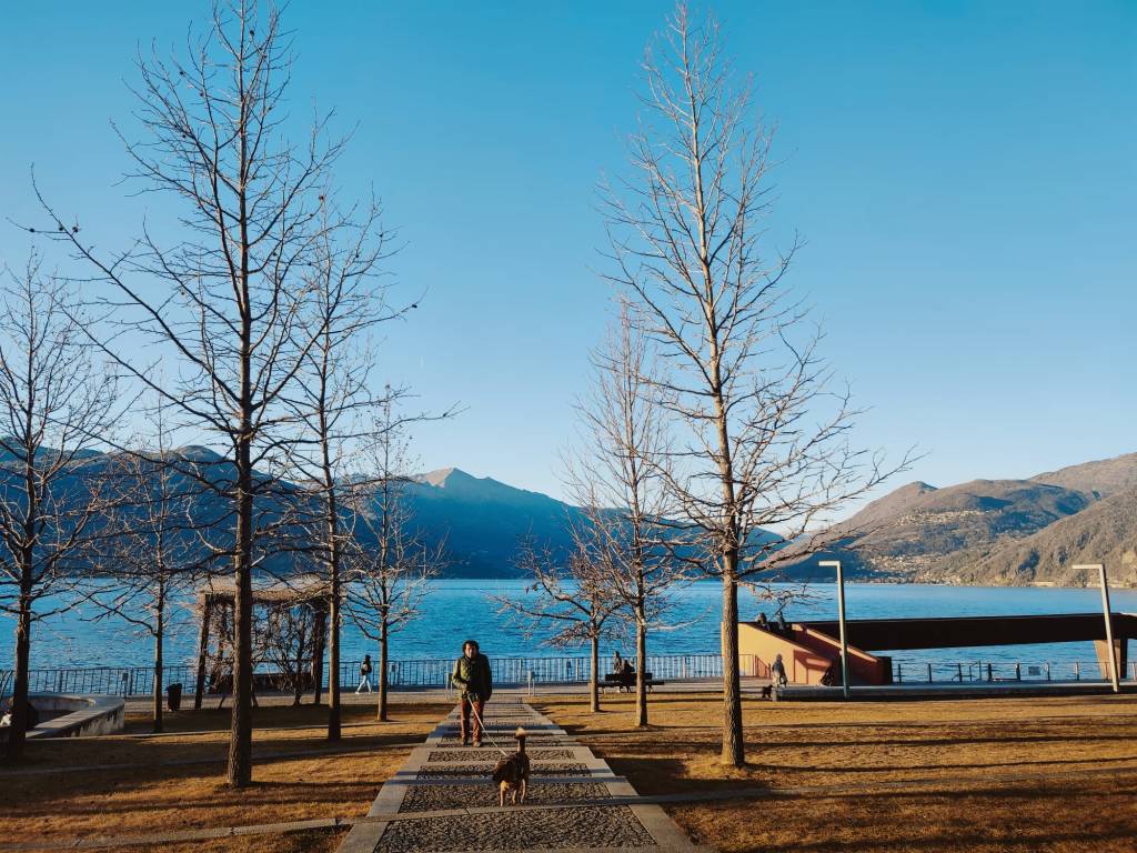 Momenti romantici sul lungolago a Luino