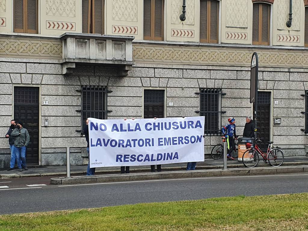 Sciopero Emerson a Rescaldina