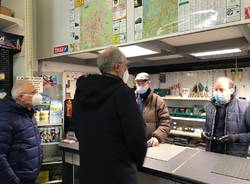 Sindaco e assessore in visita dai commercianti del centro di Saronno