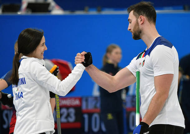 stefania constantini amos mosaner curling olimpiadi - foto CONI