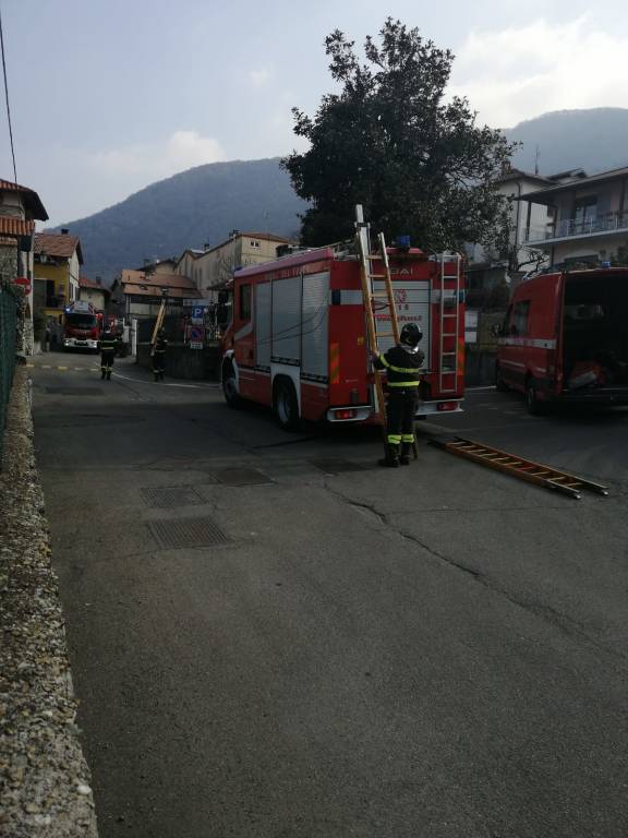 L\'intervento di soccorso a Orino