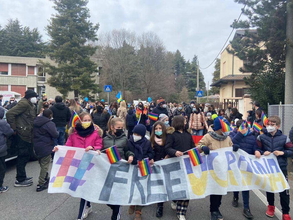 Corteo Ucraina Gallarate 