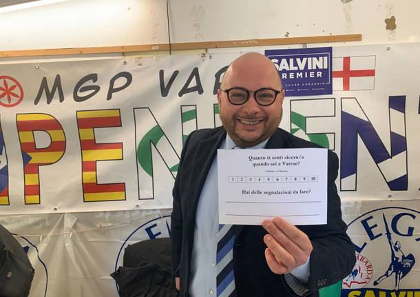 La Lega chiede ai varesini di "dare un voto" alla sicurezza della città 